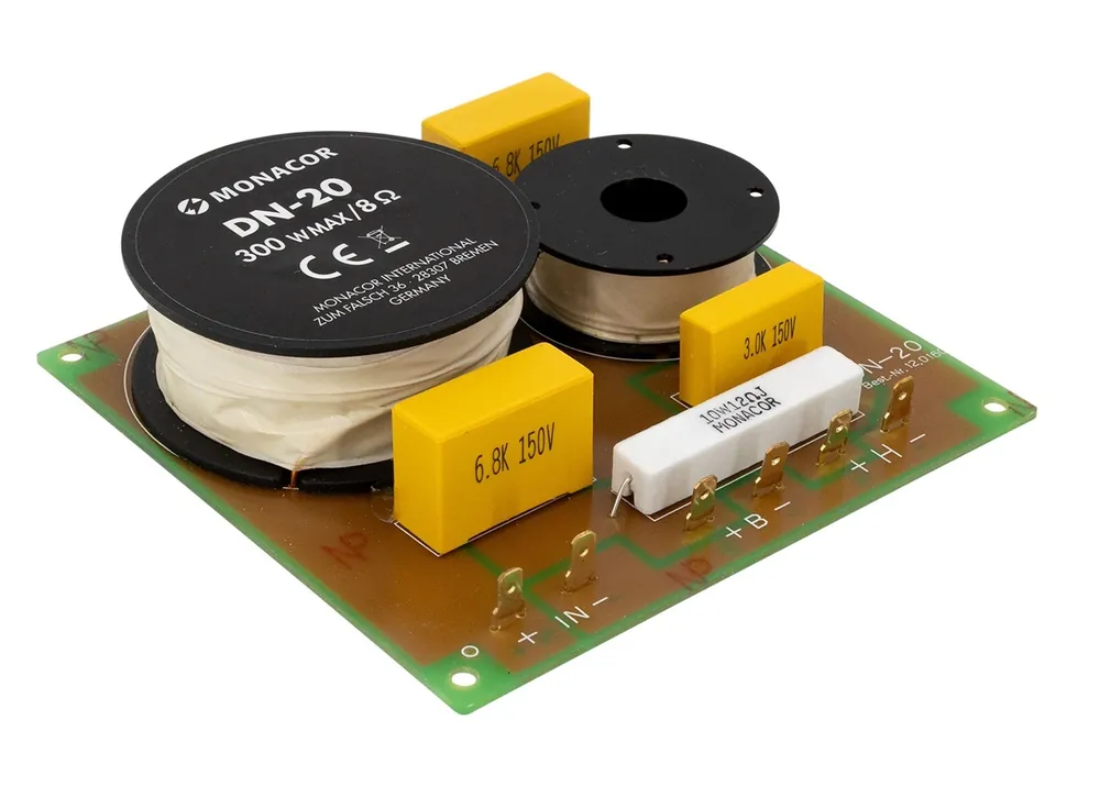 Monacor DN-20 2-Way Speaker Crossover 2,000 Hz Assembled crossover Solo Oggi