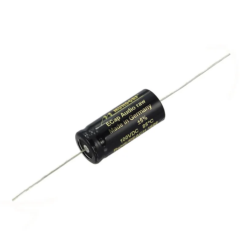 Esclusivo Mundorf ECap RAW ECAP100-33 33 µF 5% 100 V Electrolytic Non-Polarized Cap