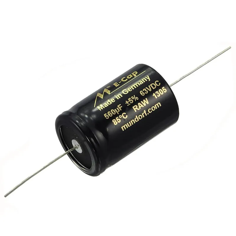 Mundorf ECap RAW ECAP63-560 560 µF 5% 63 V Electrolytic Non-Polarized Cap Sconto