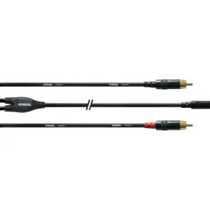 Professionale Cordial CFY 6 WCC Cavo Adattatore a Y 6 m