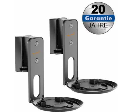 my wall HS 40 2 Supporti da Parete per SONOS Altoparlanti Era 100 Nero Di Tendenza