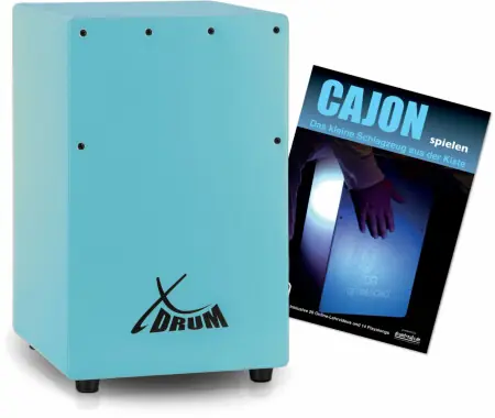 Consegna Rapida XDrum KC-37B Cajon per Bambini Blu Set con Scuola