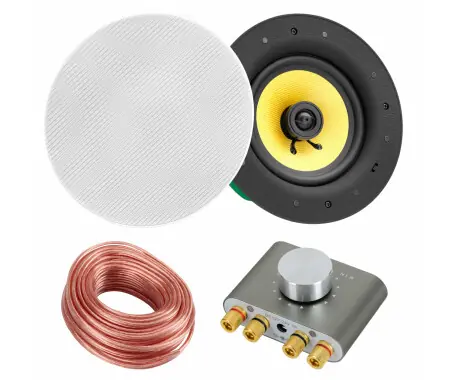 Saldi Pronomic CLS-660 WH Altoparlanti da Incasso High-End a 2 Vie in Tessuto 240 Watt Set