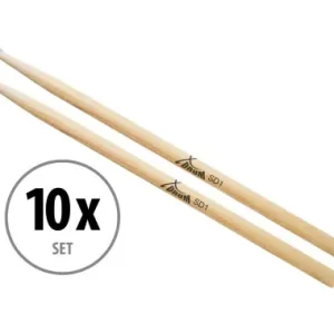 10 Paia Bacchette XDrum SD1, Hickory, Punta Nylon Affare