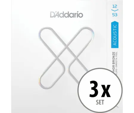Vendita Finale D‘Addario XS Phosphor Bronze 12-53 Light 3x Set