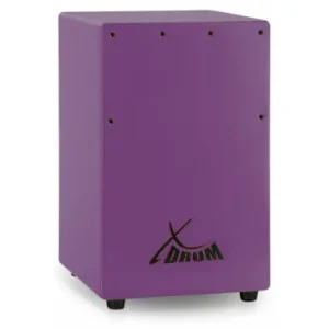 XDrum KC-37VT Cajon per Bambini Viola Nuova Collezione