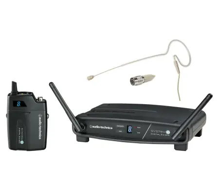 Prezzo Di Fabbrica Audio Technica ATW-1101 Set Wireless incl. Headset Beige & Adattatore Wireless