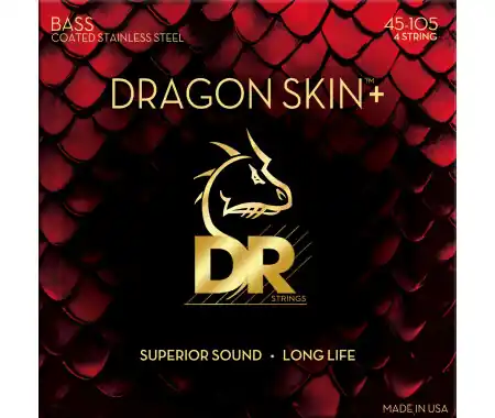 Prezzo Scontato DR Strings Dragon Skin+ Bass Stainless Steel DBS-45 Medium 45-105