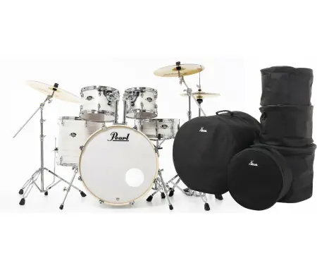 Pearl Export EXX725SNBR/C777 Drumkit Slipstream White Set Con Custodie Prezzo Di Fabbrica