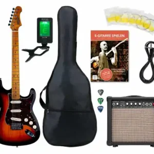 Jet Guitars JS300 Chitarra Elettrica Sunburst Set Must-Have
