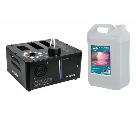 Occasione Eurolite NSF-100 LED DMX Hybrid Spray Fogger Set incl. Liquido Fumo 5 L