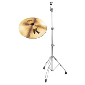 Zildjian K 19" Dark Crash Thin + Supporto Piatto Dritto SET Bestseller