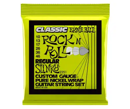 Ernie Ball 2251 Slinky Classic Rock n Roll Regular Popolare