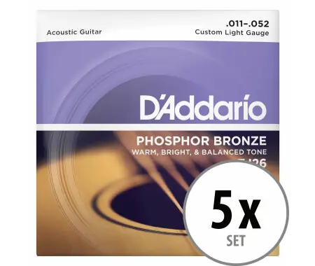 D‘Addario EJ26 Custom Light 5x Set Prezzo Basso