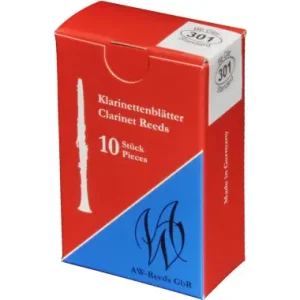 Quantità Limitata AW Woodwinds 301 Ance Standard Boehm per Clarinetto (3,0) Confezione da 10