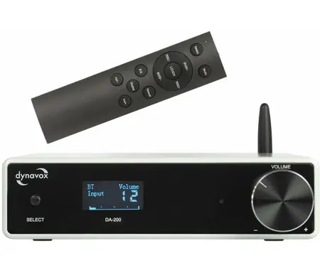 Dynavox DA-200 Amplificatore Con USB-DAC Bianco Novità