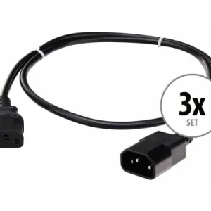 Compra Online Pronomic IECIEC-2,5 Cavo Prolunga Alimentazione 2,5m Set 3 Pezzi