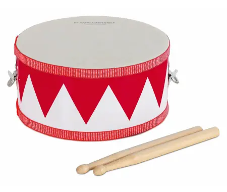 Promozione Esclusiva Classic Cantabile Tamburo per bambini 8" bianco-rosso