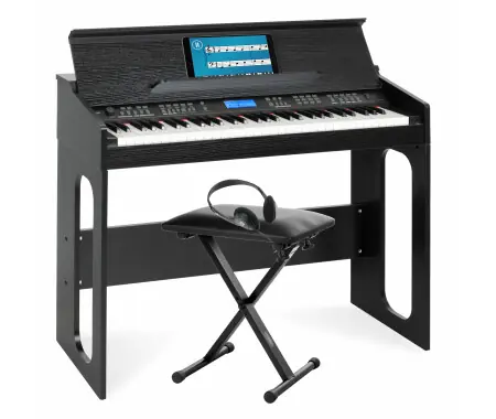 Offerta Del Giorno FunKey DP-61 III Keyboard con 61 Tasti in Design Digitalpiano Set incl. panca + cuffie