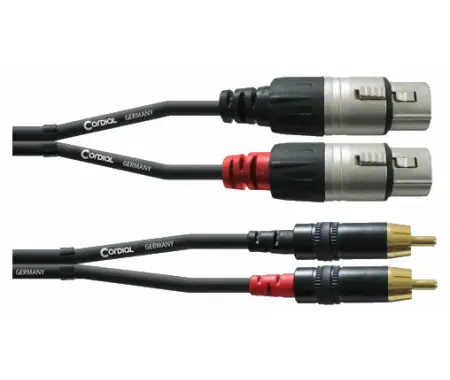 Promo Stagionale Cordial CFU 1,5 FC Cinch/XLR femmina 1,5m coppia
