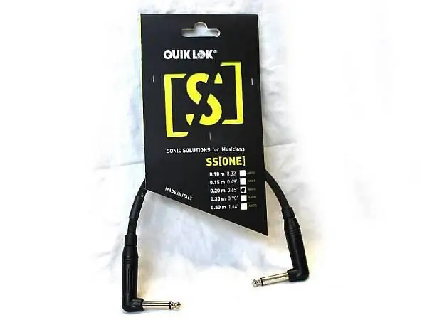 Quik Lok Sonic Solutions ONE AA020 - cavo jack high definition - made in Italy Promozione Esclusiva