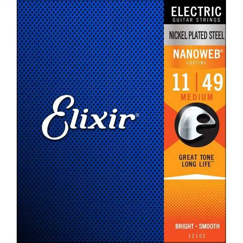 Soddisfatti O Rimborsati Elixir muta per chitarra elettrica Medium 11-49 - Nanoweb coating - 12102