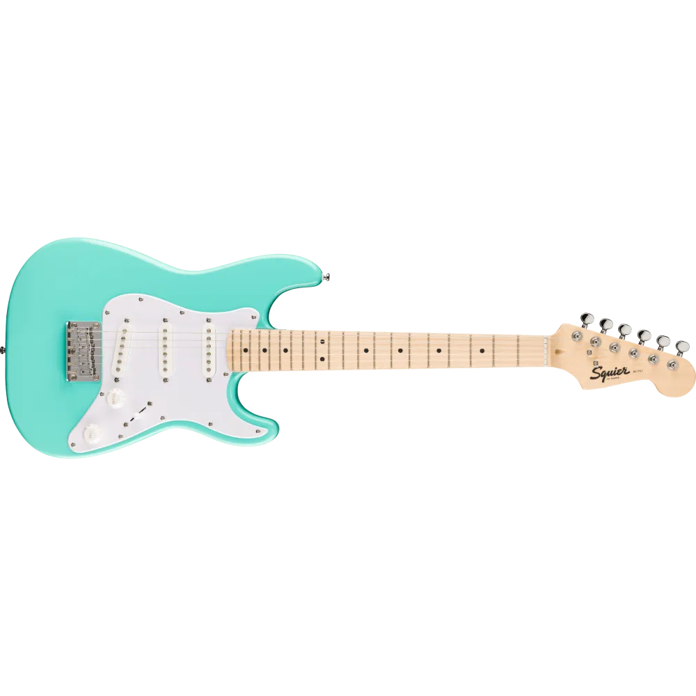 Fender Squier Mini Stratocaster MP Sea Foam Green - Chitarra Elettrica a Scala Corta (22,75") Ultime Pezzi
