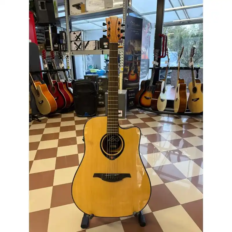 Prezzo Basso LAG Guitars T66DCE - USATA - chitarra acustica elettrificata