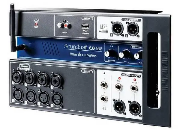 Soundcraft Ui12 - mixer digitale controllato wi-fi da remoto Scelto Dai Clienti