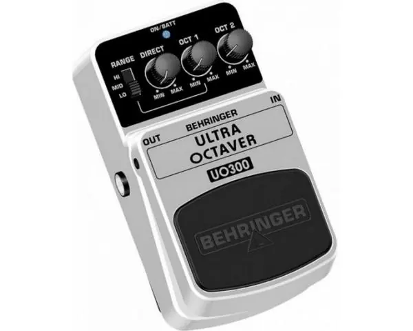 Miglior Prezzo Behringer UO300 ULTRA OCTAVER PEDALE EFFETTO PER CHITARRA 3 MODE DIRETTO / OTTAVA 1 / OCTAVE 2