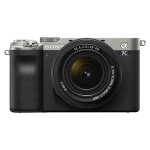 Acquista Ora Sony Alpha A7C 24.2 MP mirrorless avec objectif FE 28-60 mm f/4-5.6 – corps argenté