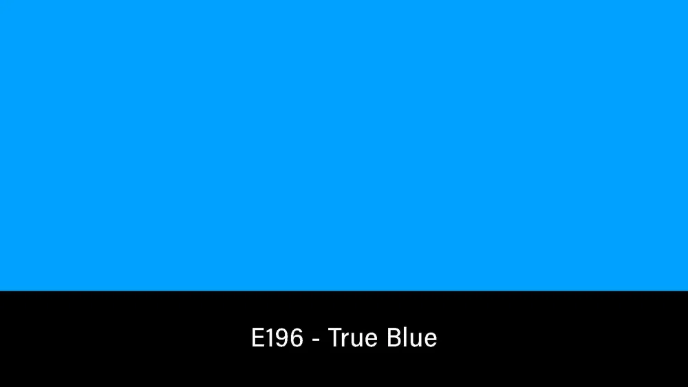 Rosco E-Colour+ 196 True Blue – Rouleau de gelée 1.2×7.6m Di Tendenza