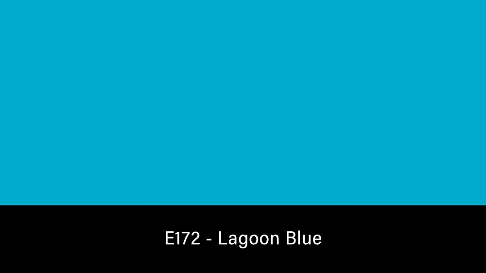 Rosco E-Colour+ 172 Lagoon Blue – Rouleau de gelée 1.2×7.6m Più Venduto