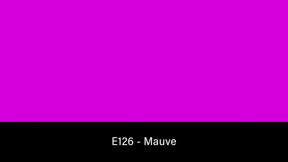 Rosco E-Colour+ 126 Mauve – Rouleau de gelée 1.2×7.6m Subito Disponibile