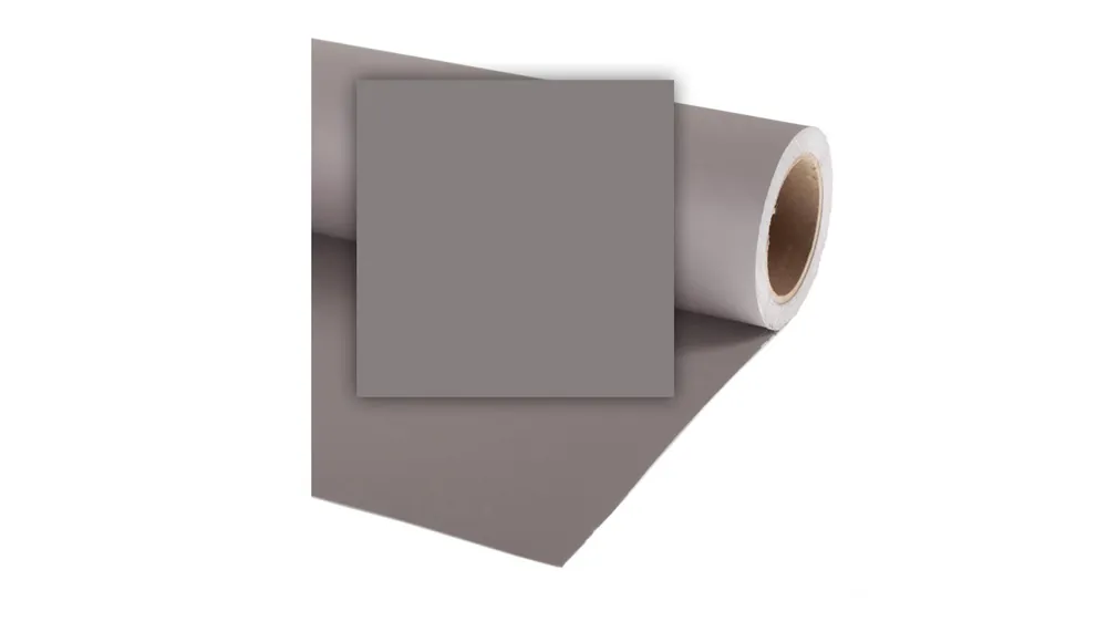 Colorama Smoke Grey LL CO539 1.35 x 11 m – toile de fond en papier Promozione Esclusiva