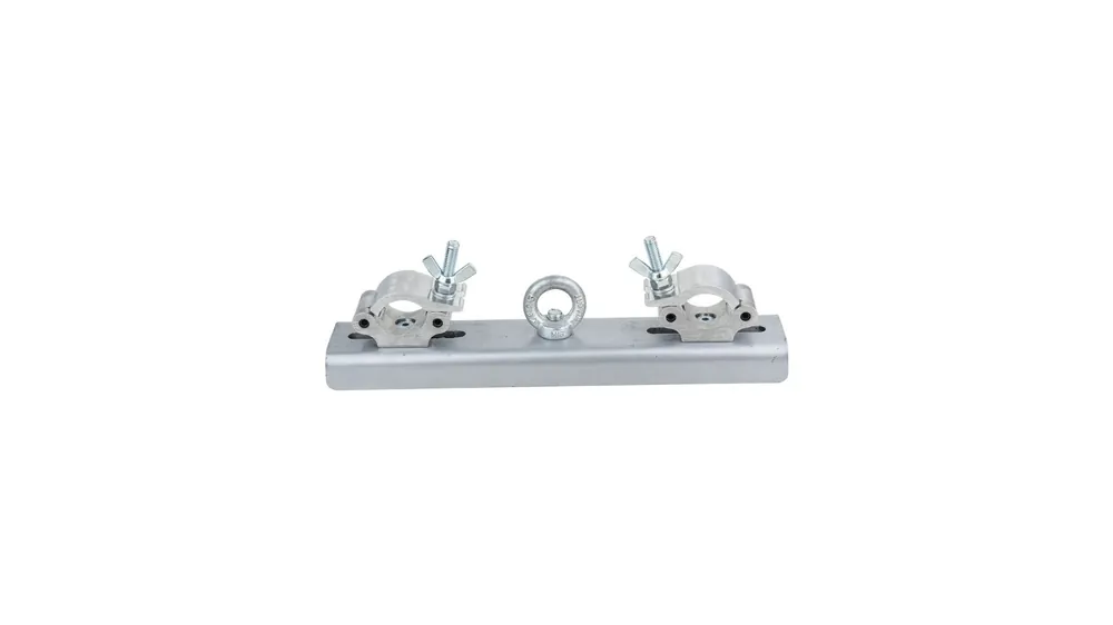 Pagamento Sicuro Kupo KCP-835L Halter mit 2 Aliscaff-Haken und M16-Ring für Traversen