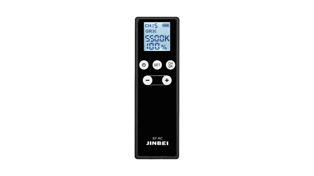 Jinbei EF-RC Fernbedienung für LED-Leuchten der EF-Serie mit digitalem Display Compra Online