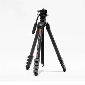 E-image TC205B Leichtes und kompaktes Stativ Ordina Subito