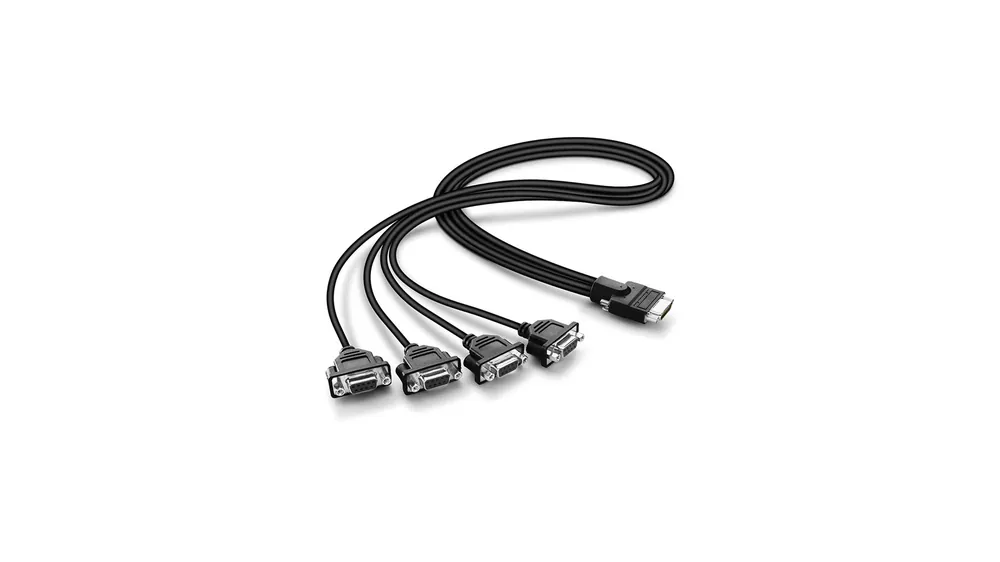 Promozione Blackmagic Universal Videohub Deck Control Cable – Deck-Fernbedienungskabel mit 4 Anschlüssen