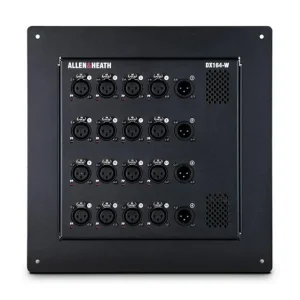Allen & Heath DX164-W 16×4 I/O wandmontierbarer Audio-Expander für SQ, AHM, Avantis und dLive Mischpulte Soddisfatti O Rimborsati