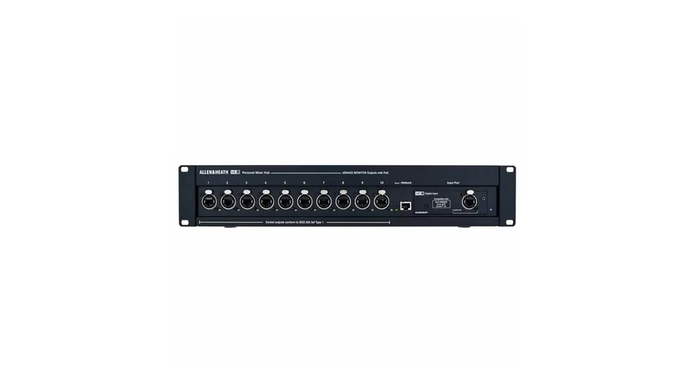 Allen & Heath ME-U 10-Port PoE-Hub für ME-1 und ME-500 Mischpulte Esclusivo