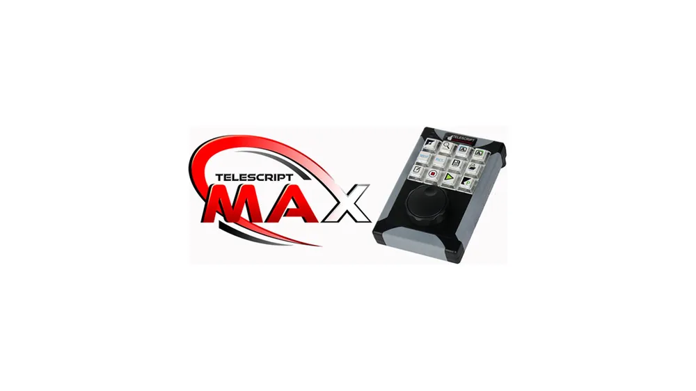 Telescript MAX Software de teleprompter con controlador XK-12 Super Prezzo