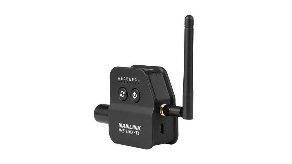 Nanlite WS-DMX-T1 Transmisor DMX inalámbrico Economico