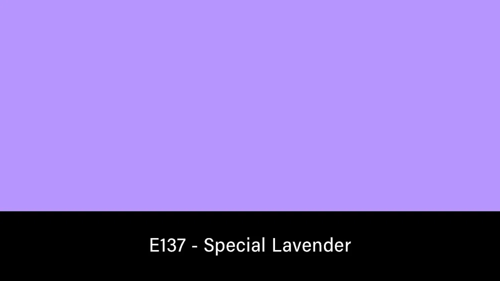 Affare Rosco E-Colour+ 137 Lavanda especial – Rollo de gelatina 1.2×7.6m
