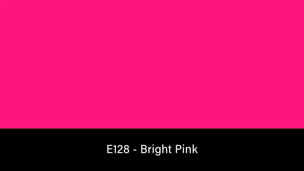 Rosco E-Colour+ 128 Rosa Brillante – Rollo de gelatina 1.2×7.6m Soddisfatti O Rimborsati