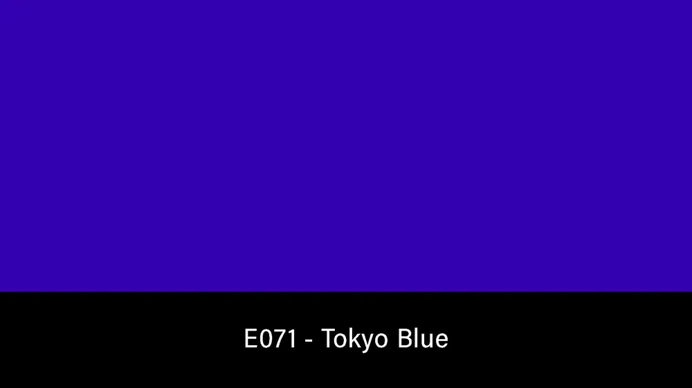 Rosco E-Colour+ 071 Azul Tokio – Rollo de gelatina 1.2×7.6m Prezzo Ridotto