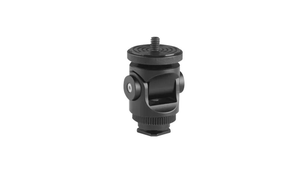 Popolare Mini testa E-image APM-04 con cold shoe per monitor