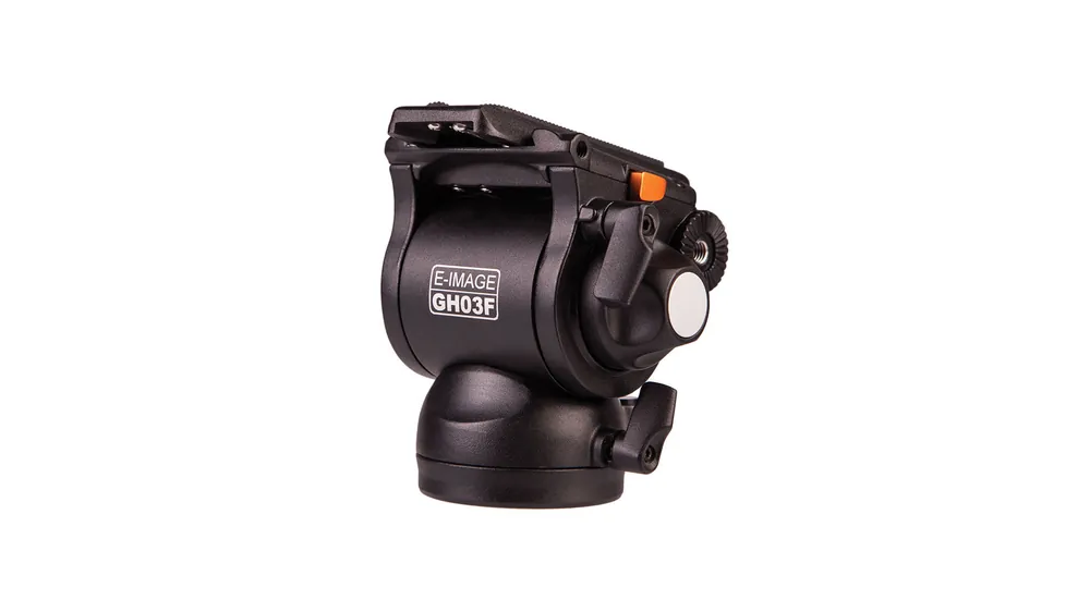 Pagamento Sicuro Testa video fluida E-image GH03F con base piatta per dolly e slider