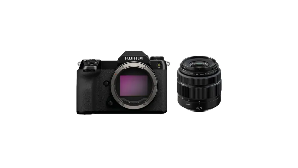 Fujifilm GFX 50S II con objetivo GF 35-70mm f/4.5-5.6 WR – Cuerpo Negro Ultima Occasione