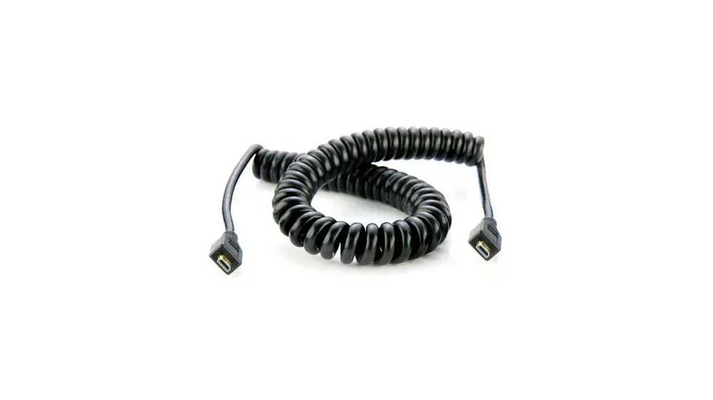Cable en espiral micro HDMI a micro HDMI 50cm Saldi